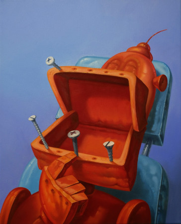 Bolí to, 50x40, ol na pl, 2025